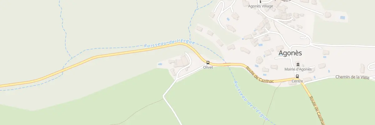 Plan du 5019 Domaine d’Olivet à Agonès