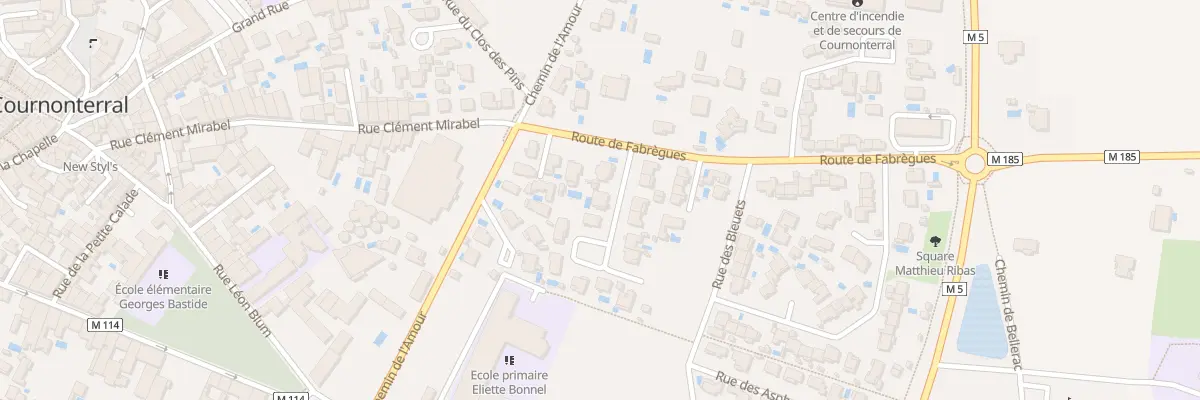 Plan du 4 Rue des Violettes à Cournonterral