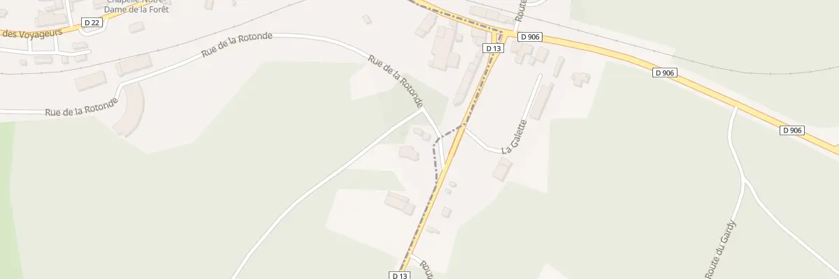 Plan du 280 Rue de la Rotonde à Sembadel
