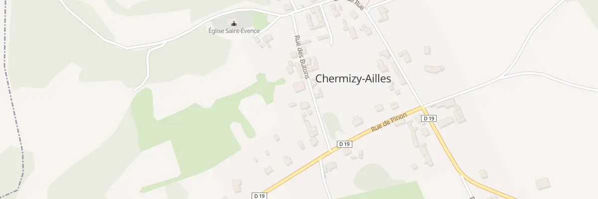 Plan du 11 Rue des Butons à Chermizy-Ailles