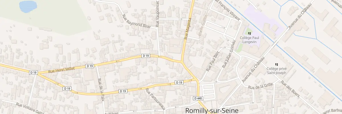 Plan du 6A Rue Henri Millet à Romilly-sur-Seine