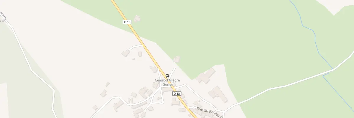 Plan du 5240 Serres à Céaux-d’Allègre