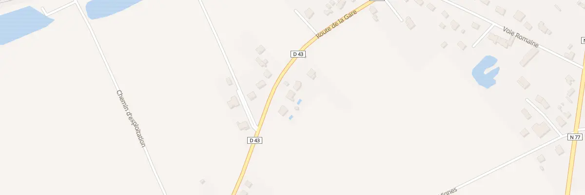 Plan du 64 Rte de la Gare à Vergigny