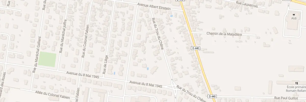 Plan du 26 Rue du Trou du Chéne à Romilly-sur-Seine