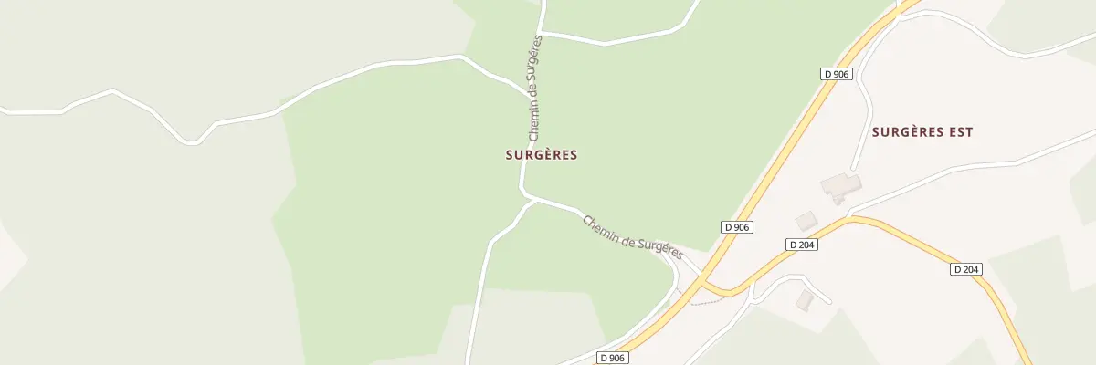 Plan du 5059 Surgères à Malvières