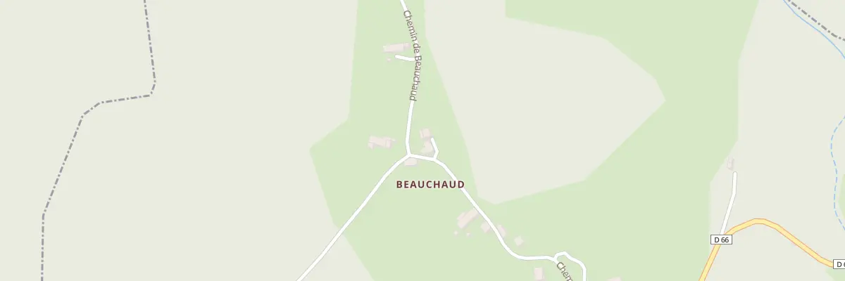 Plan du 5005 Beauchaud à Saint-Pierre-la-Bourlhonne
