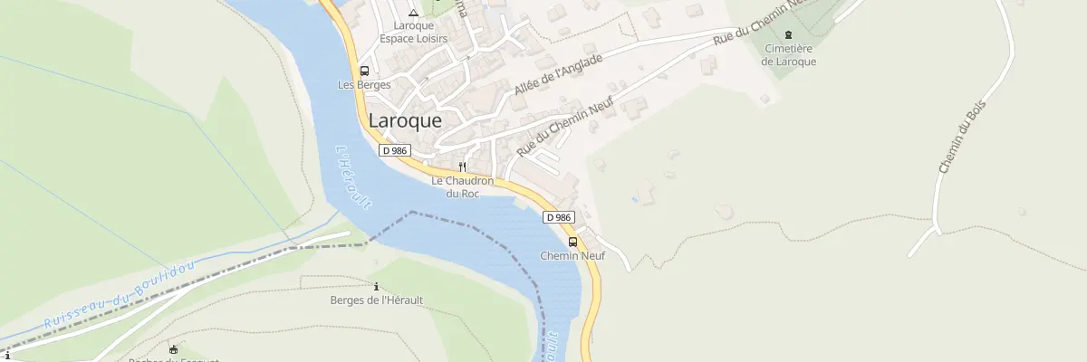 Plan du 1T Rue du Chemin Neuf à Laroque