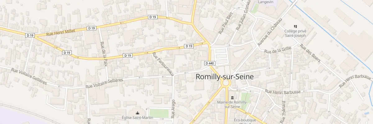 Plan du 6 Rue Voltaire Sellières à Romilly-sur-Seine