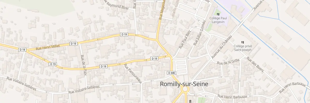 Plan du 5T Rue Magenta à Romilly-sur-Seine