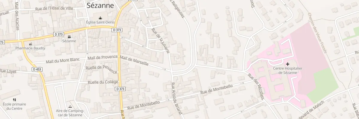 Plan du 22 Rue de la Juiverie à Sézanne