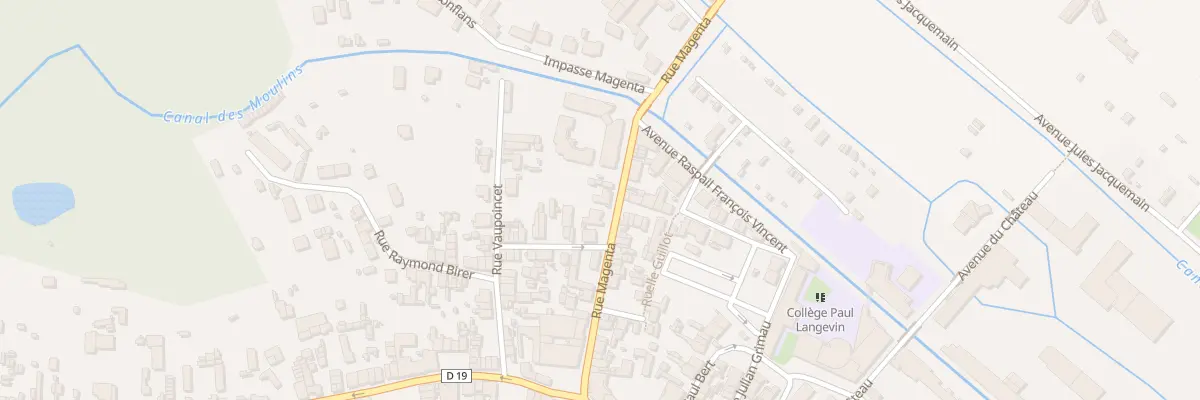 Plan du 29 Rue Magenta à Romilly-sur-Seine