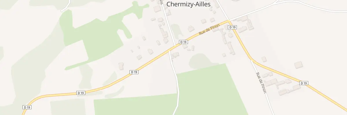 Plan du 23 Rue de Pinon à Chermizy-Ailles