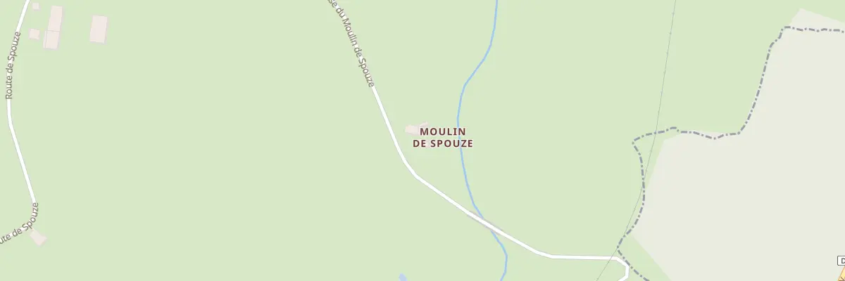 Plan de Moulin de Spouse à Ougny
