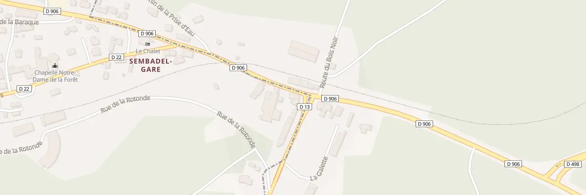 Plan du 2 Rte d’Allègre à Sembadel