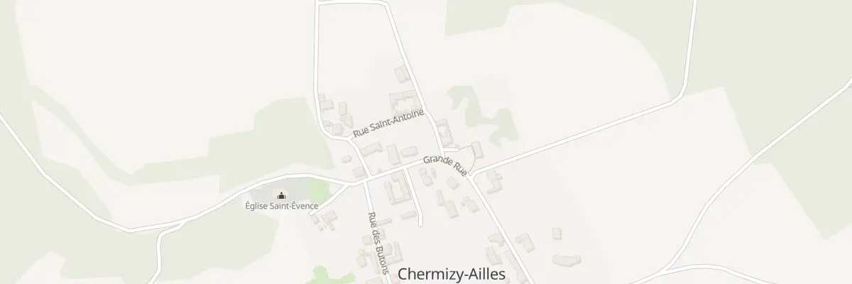Plan du 9002 Gr Grande Rue à Chermizy-Ailles