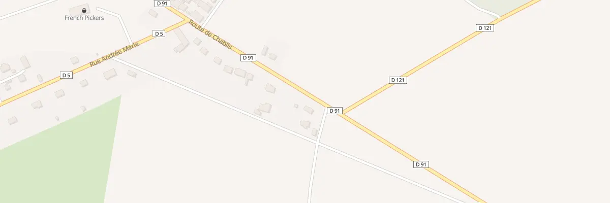 Plan du 26 Rte de Chablis à Pontigny