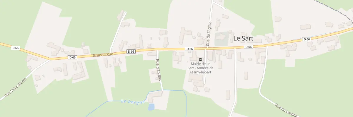 Plan du 18 Gr Grande Rue à Fesmy-le-Sart