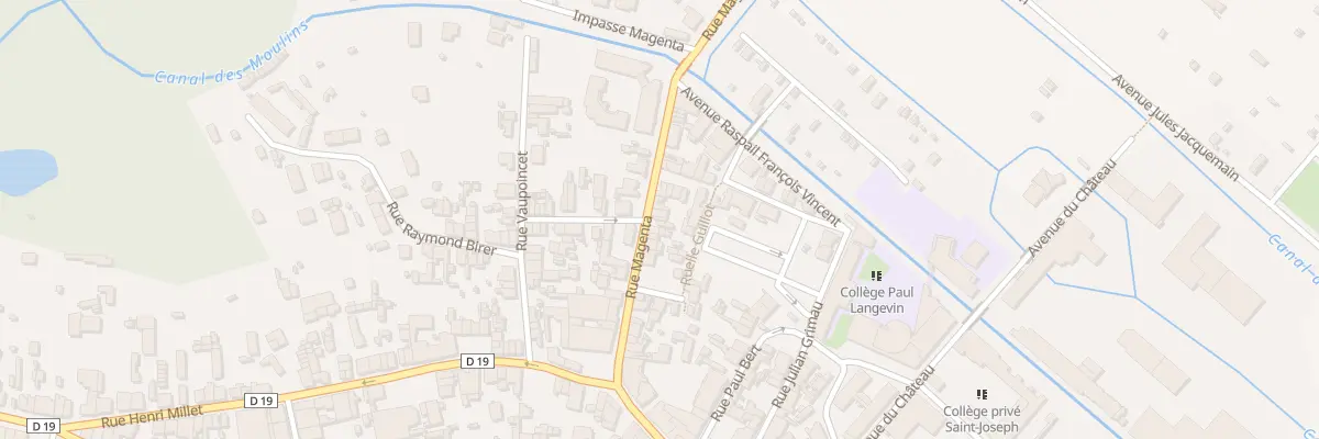 Plan du 36 Rue Magenta à Romilly-sur-Seine