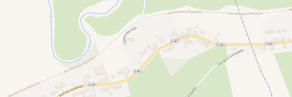 Plan du 18 Rue des Fontaines à Romery
