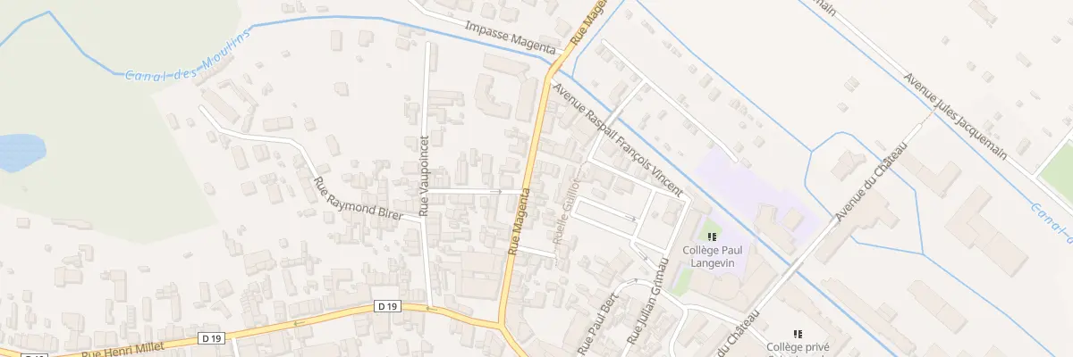 Plan du 38 Rue Magenta à Romilly-sur-Seine