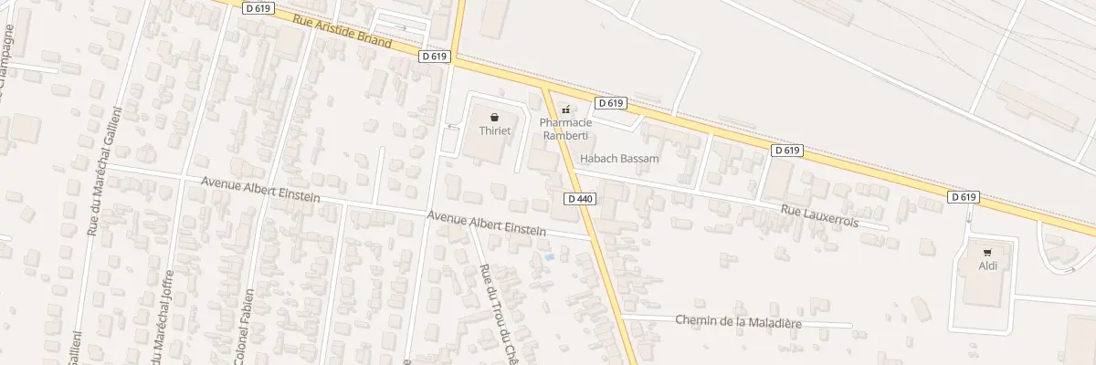 Plan du 8X Rue Emile Zola à Romilly-sur-Seine