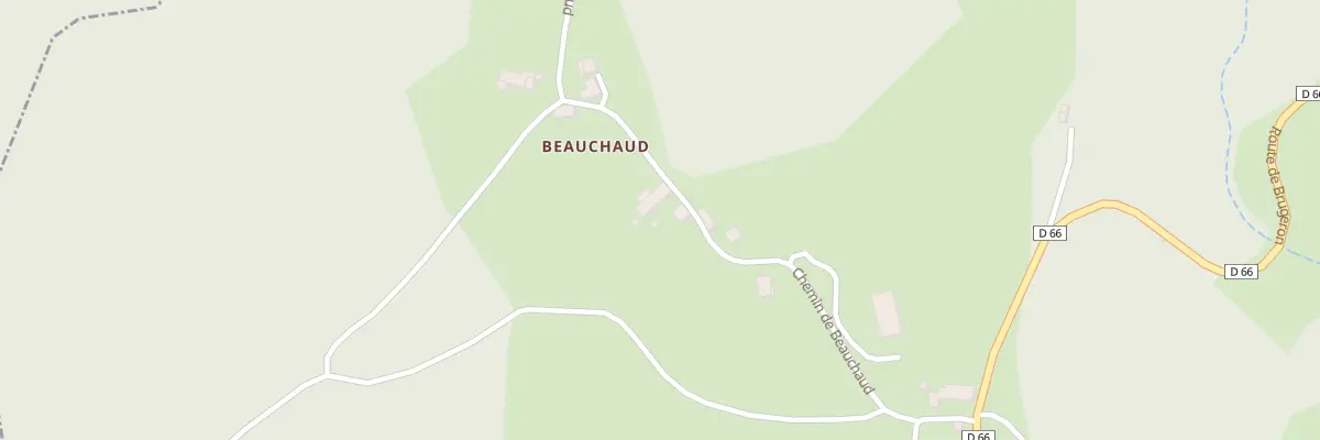 Plan du 5006 Beauchaud à Saint-Pierre-la-Bourlhonne