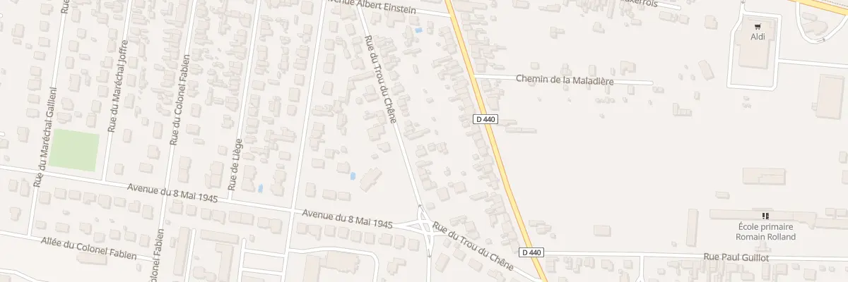 Plan du 29 Rue du Trou du Chêne à Romilly-sur-Seine