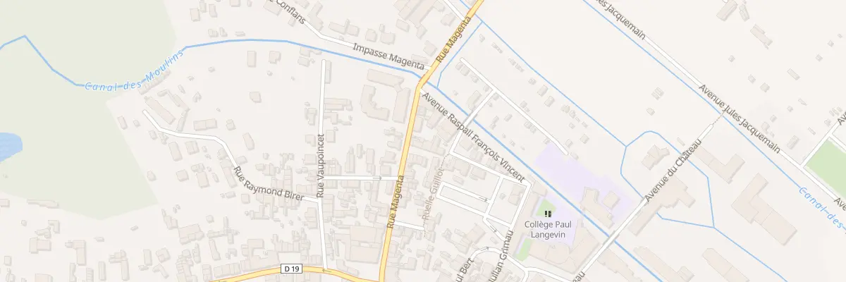 Plan du 44 Rue Magenta à Romilly-sur-Seine