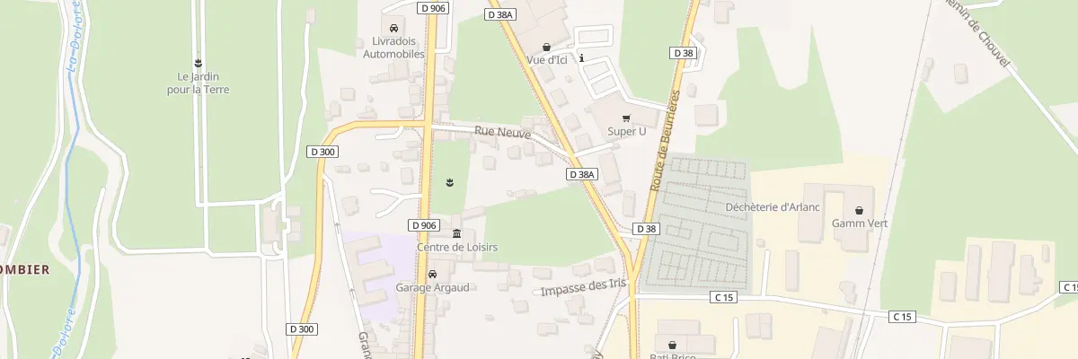 Plan du 8B Rue Neuve à Arlanc