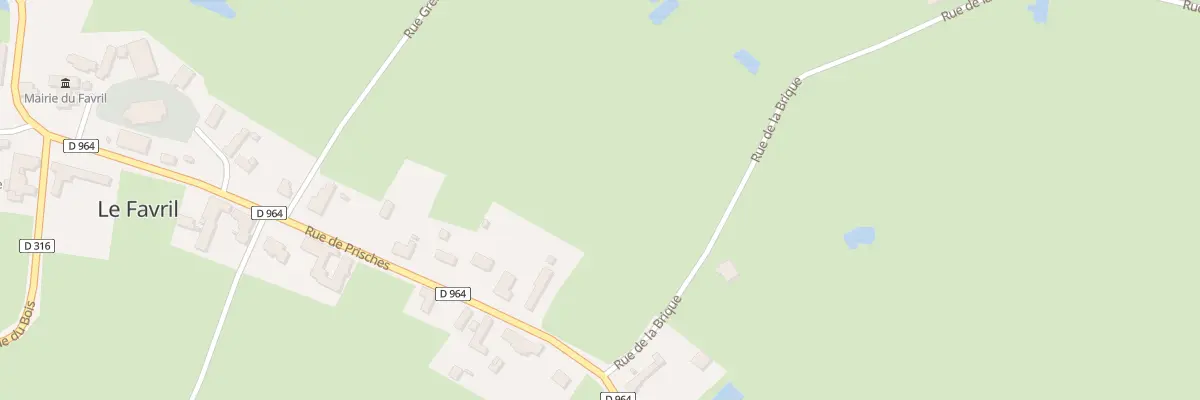 Plan du 40 Rue de Prisches au Favril
