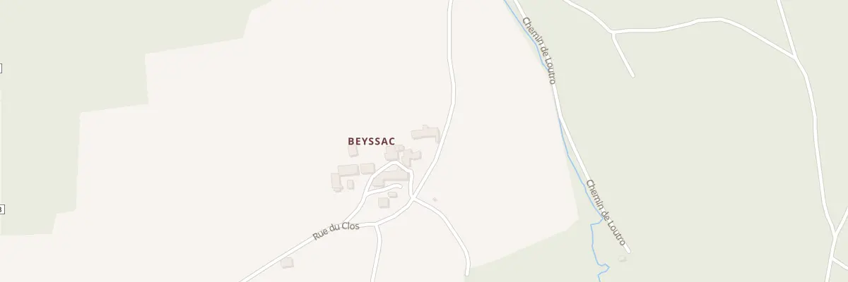 Plan du 5210 Beyssac à Monlet