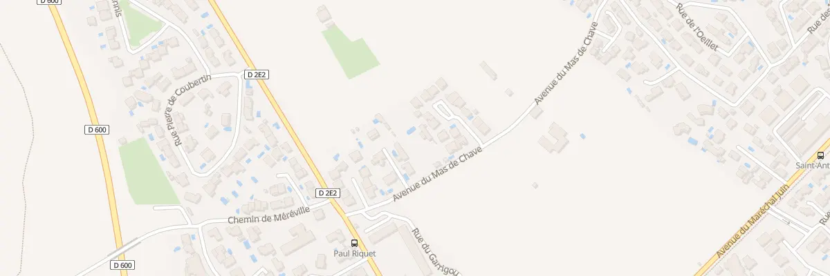 Plan du 5 Av du Mas de Chave à Frontignan