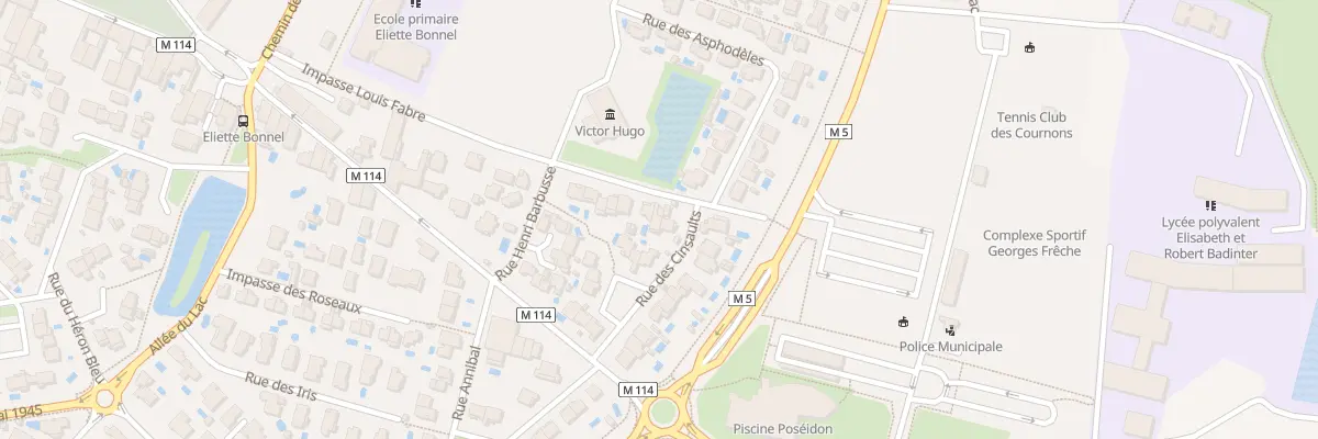 Plan du 14 Rue des Carignans à Cournonterral