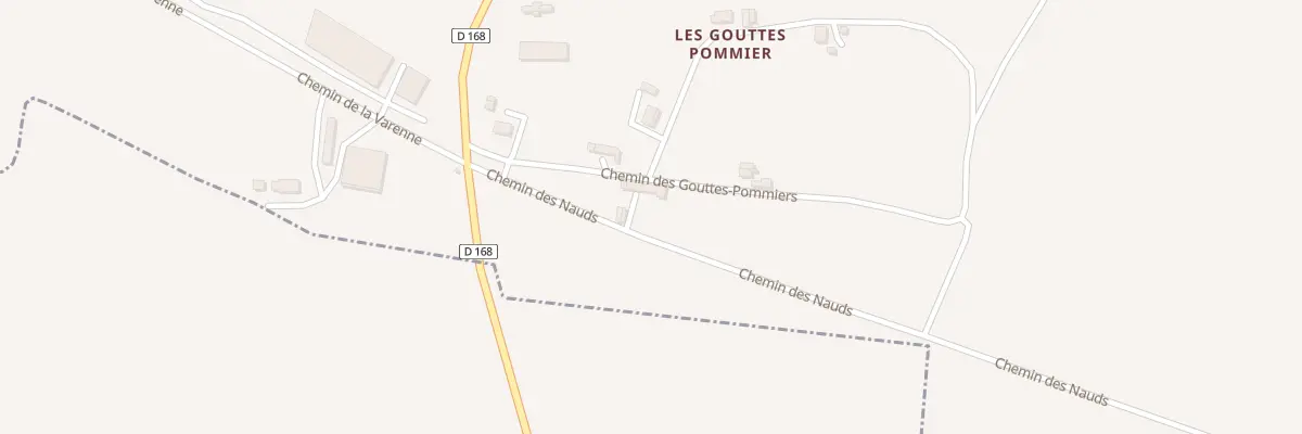 Plan du 2 Les Gouttes Pommier à Saligny-sur-Roudon