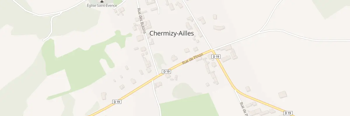 Plan du 16 Rue de Pinon à Chermizy-Ailles