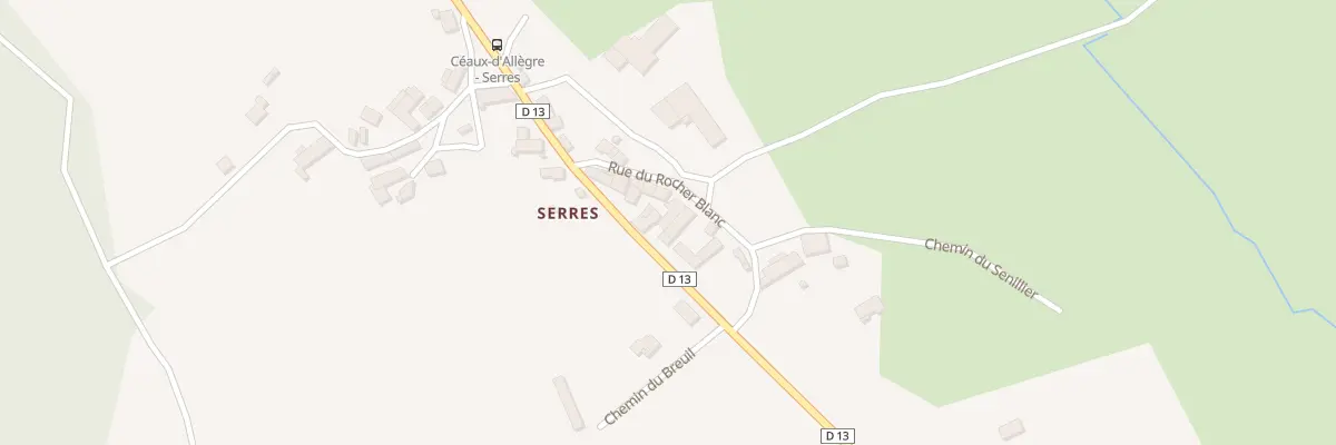 Plan du 3880 Rte de la Gare à Céaux-d’Allègre