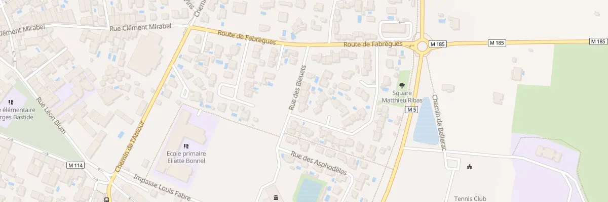 Plan du 4 Rue des Bleuets à Cournonterral
