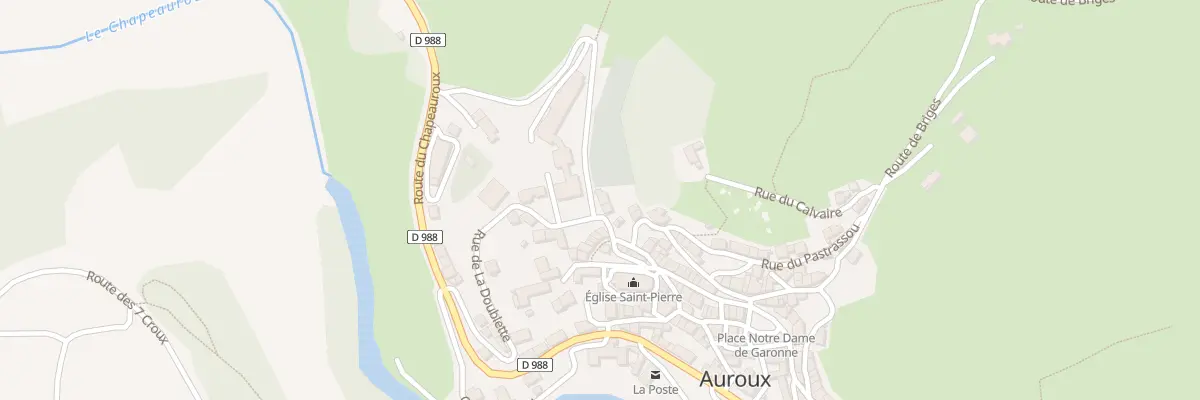 Plan du 5159 Auroux Village à Auroux