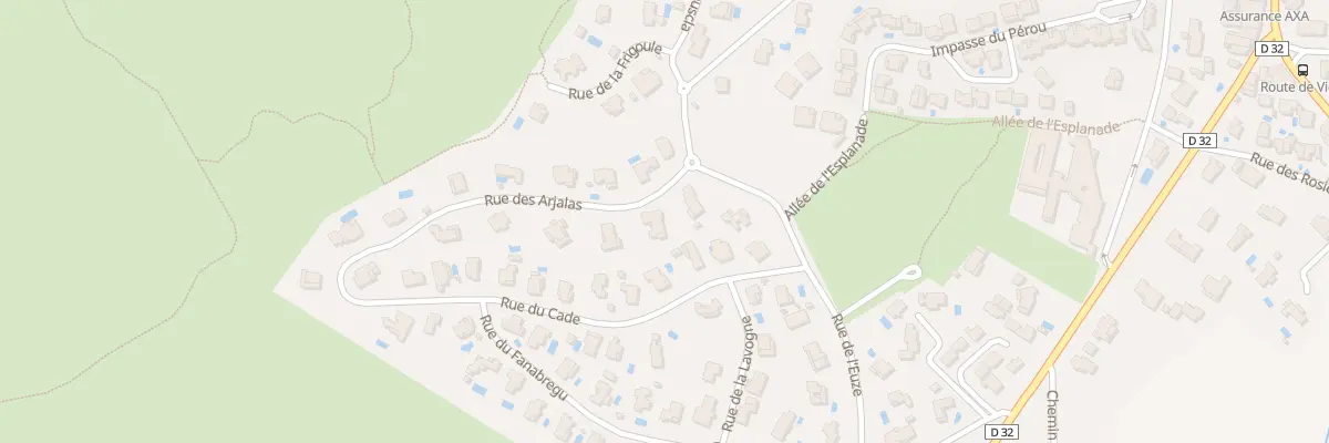 Plan du 4 Rue des Arjalas à Saint-Martin-de-Londres