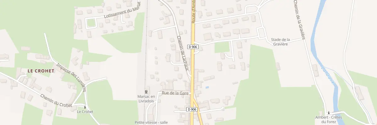 Plan du 5 Rte d’Ambert à Marsac-en-Livradois