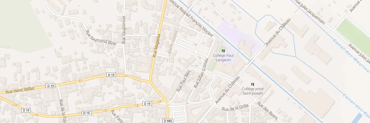 Plan du 15 Rue Paul Bert à Romilly-sur-Seine