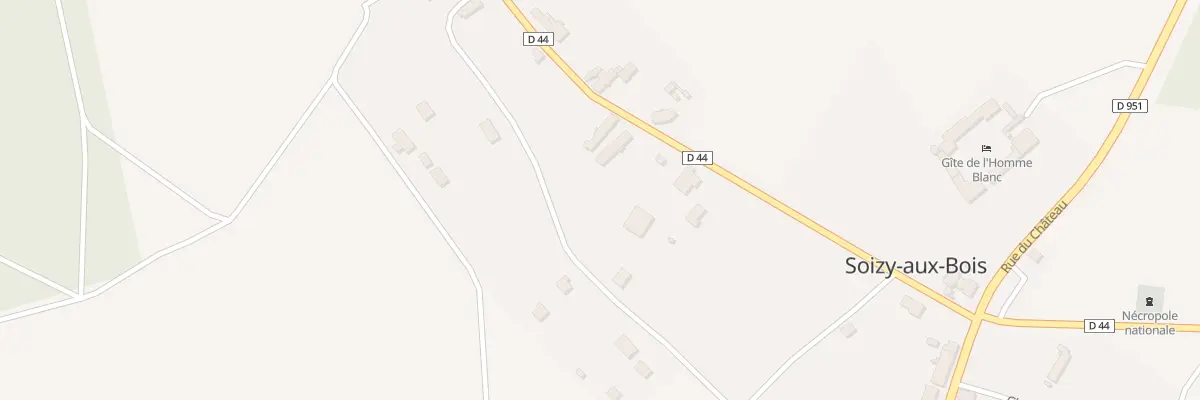 Plan du 25 Rue des Barres à Soizy-aux-Bois