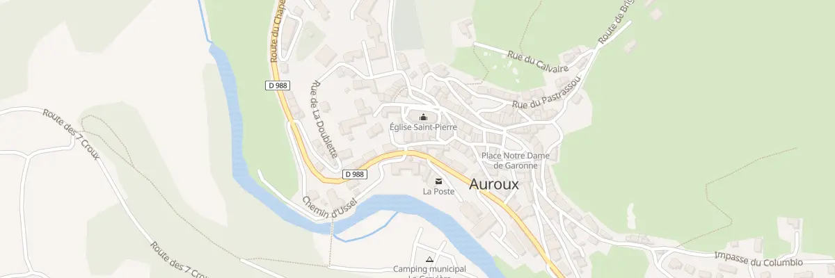 Plan du 18 Rue des 2 Fontaines à Auroux
