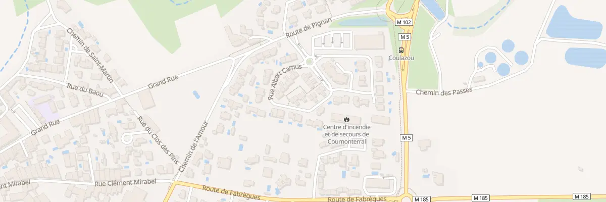 Plan du 197 Rue Albert Camus à Cournonterral