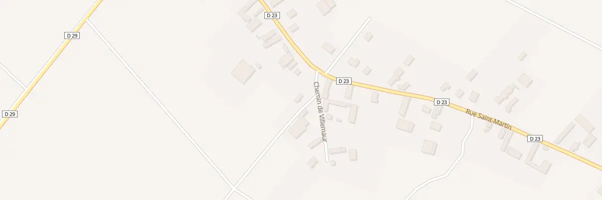 Plan du 2 Che de Villemaur à Faux-Villecerf