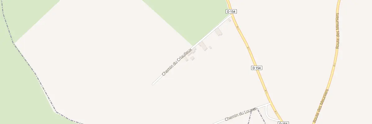 Plan du 9 Che du Criaulleux à Saint-Waast