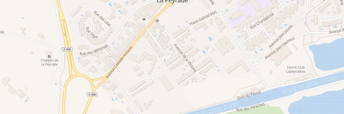 Plan du 20 Rue de Verdun La Peyrade à Frontignan
