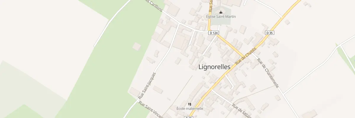 Plan du 3 Rue St Jacques à Lignorelles