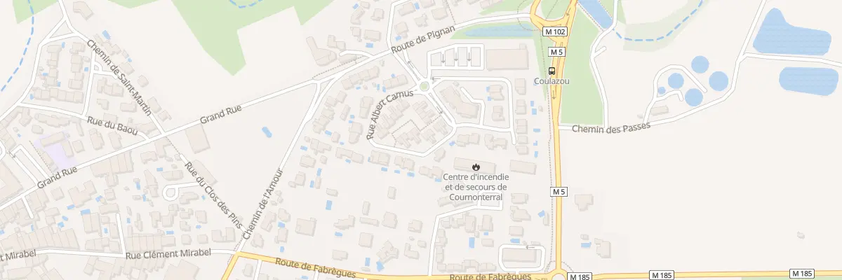Plan du 205 Rue Albert Camus à Cournonterral