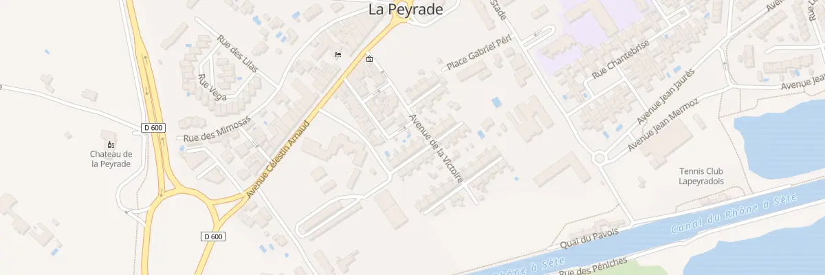 Plan du 16 Rue de Verdun La Peyrade à Frontignan